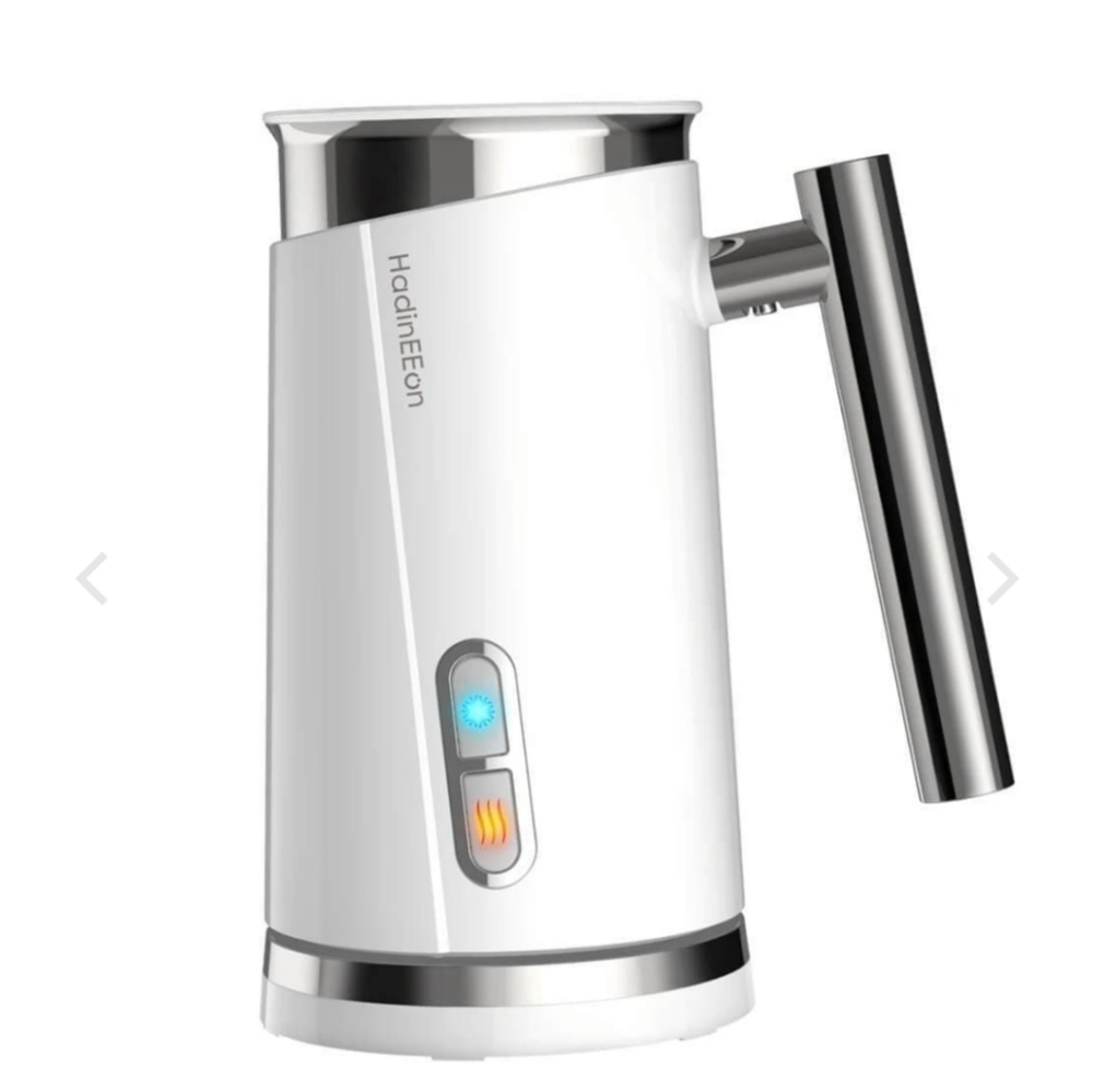 HadiNeeon® Classic Design Milk Frother N11, 300ml/10.1oz, Suger White